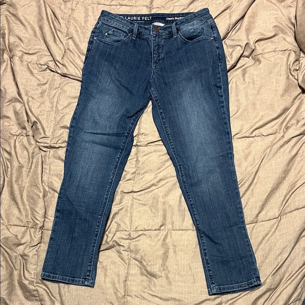Laurie Felt Classic Boyfriend Blue Jeans 4P